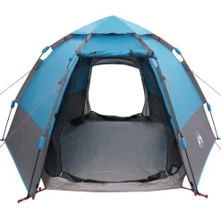 vidaXL Actividades Al Aire Libre-Tienda Instantánea con Cubierta de Lluvia para 4 Personas con Liberación Rápida