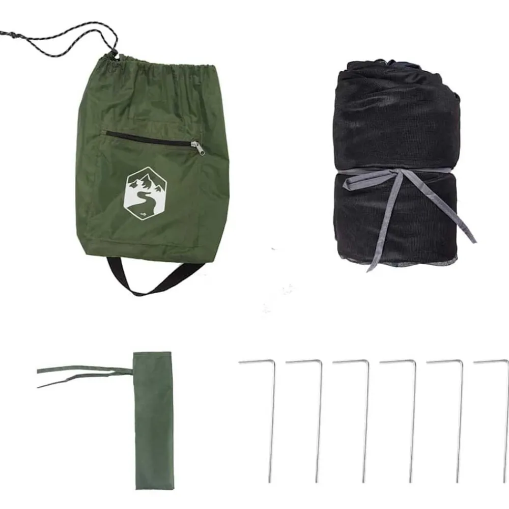 vidaXL Actividades Al Aire Libre-Tienda interior con techo 303 x 303 x 196 cm tafetán