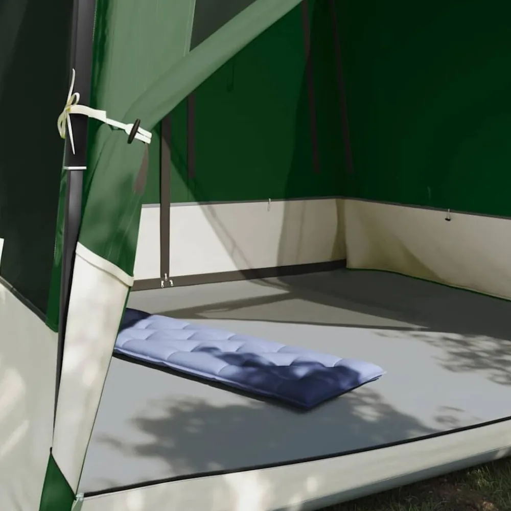 vidaXL Tienda interior con techo 291 x 291 x 240 cm tafetán Verde Discount