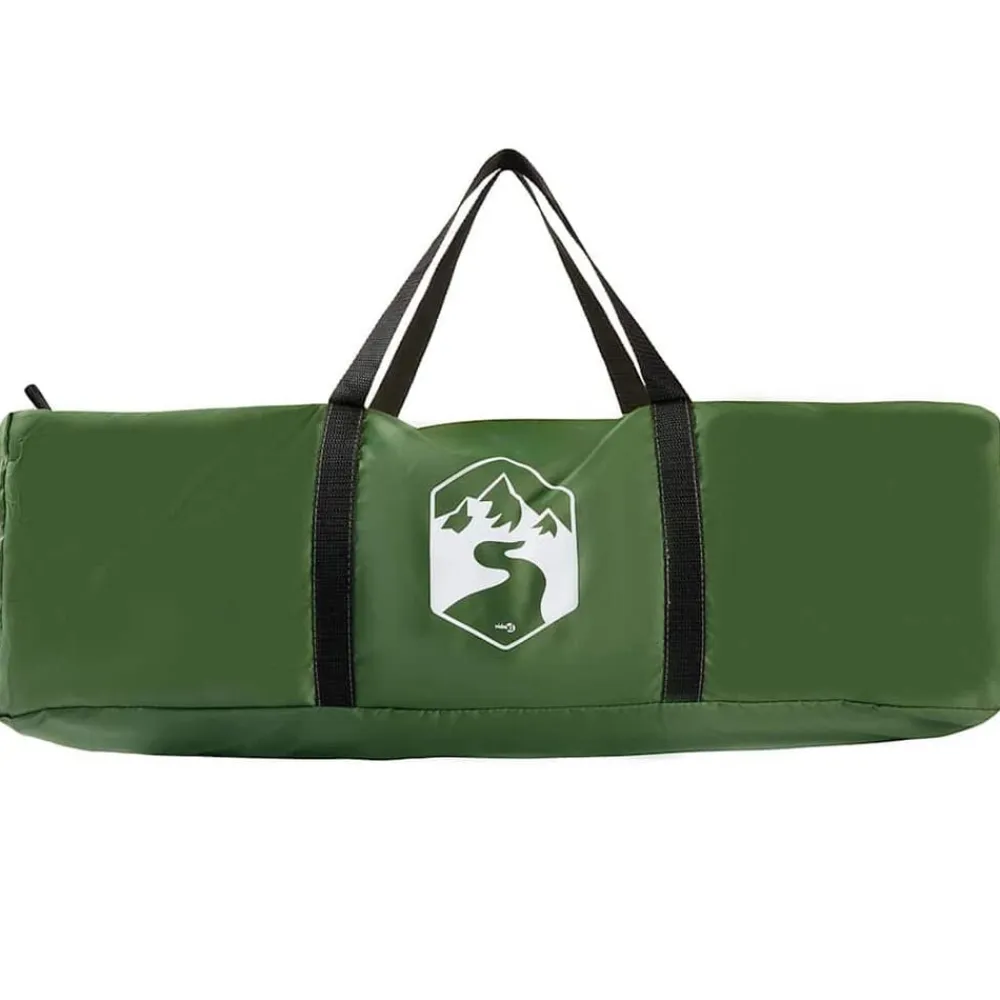 vidaXL Tienda interior con techo 291 x 291 x 240 cm tafetán Verde Discount