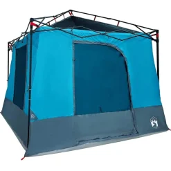 vidaXL Tienda interior con techo 290 x 288 x 234 cm tafetán Azul Online