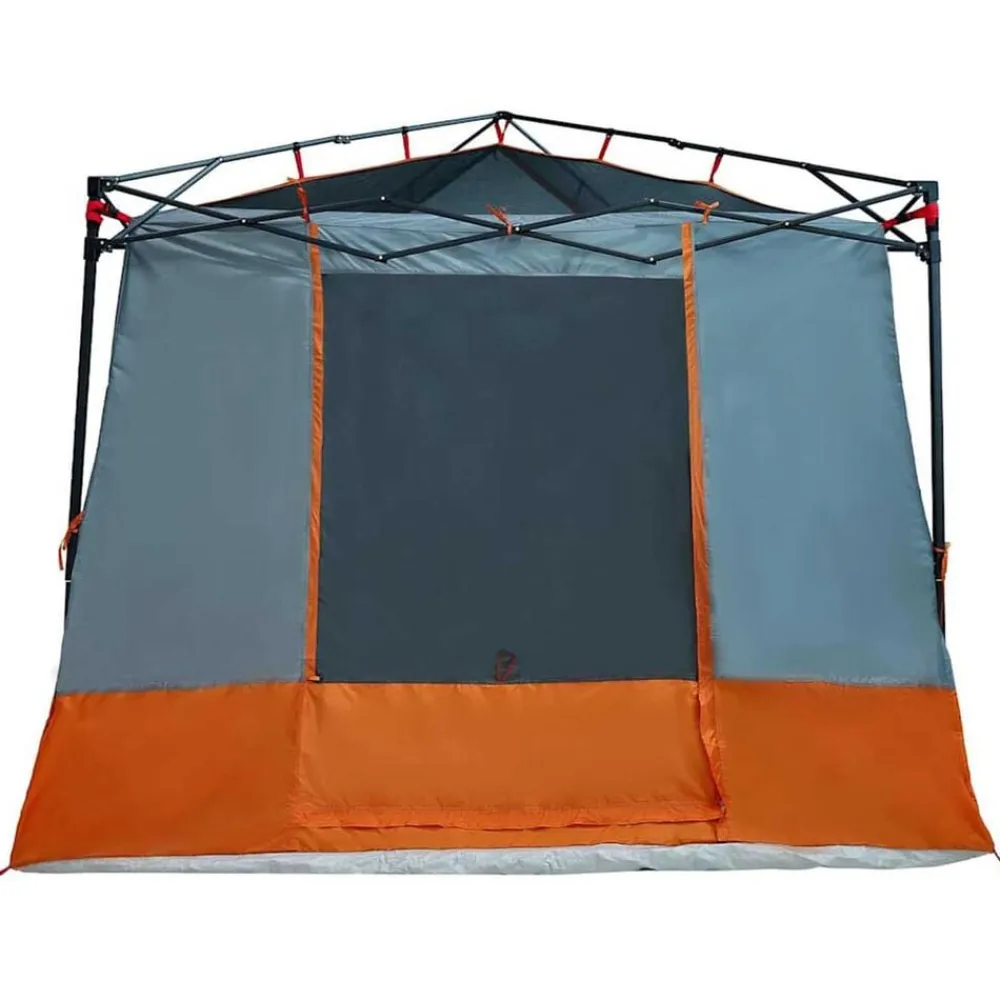 vidaXL Tienda interior 290 x 288 x 234 cm tafetán Gris y naranja Clearance