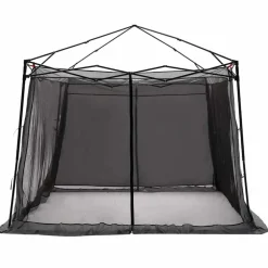 vidaXL Tienda interior 303 x 303 x 196 cm tafetán Gris y naranja Clearance