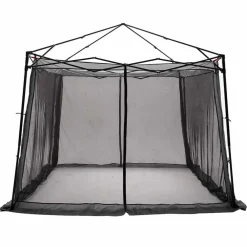 vidaXL Tienda interior 303 x 303 x 196 cm tafetán Gris y naranja Clearance