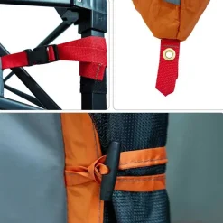 vidaXL Actividades Al Aire Libre-Tienda interior 280 x 220 x 176 cm tafetán