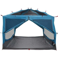 vidaXL Tienda interior para 7 personas y gris 300 x 300 x 250 cm Azul Discount