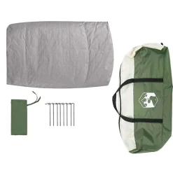 vidaXL Actividades Al Aire Libre-Tienda interior para 7 personas y Gris 300 x 300 x 250 cm