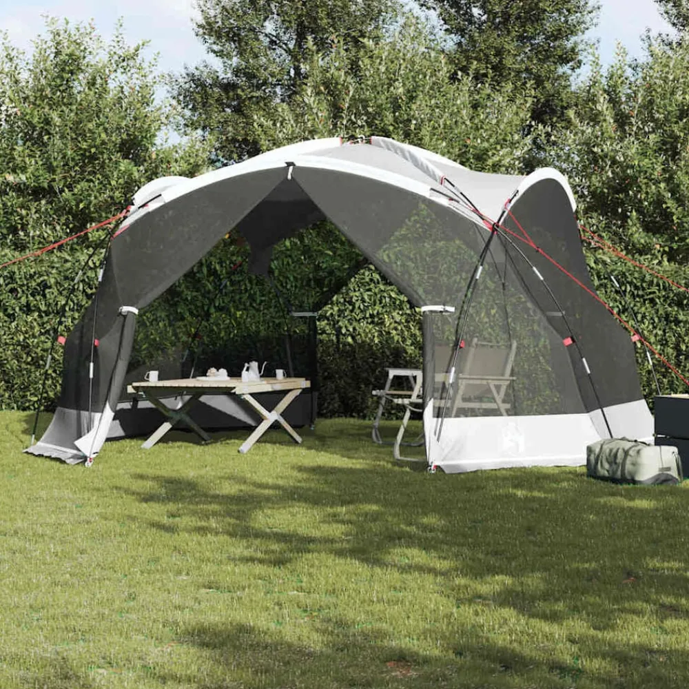 vidaXL Actividades Al Aire Libre-Tienda mosquitera con techo 434 x 434 x 230 cm