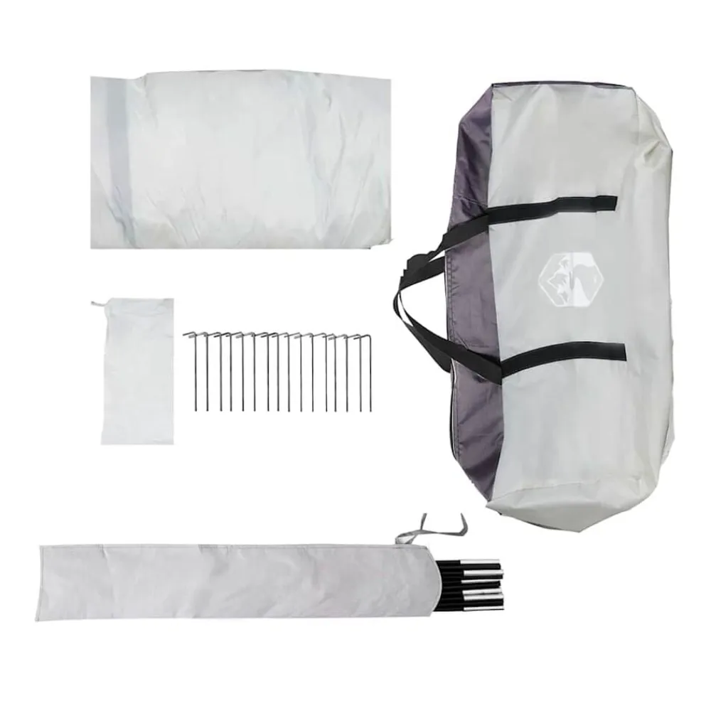 vidaXL Actividades Al Aire Libre-Tienda mosquitera con techo 434 x 434 x 230 cm