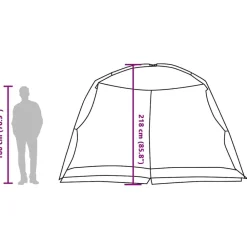vidaXL Actividades Al Aire Libre-Tienda mosquitera con techo 320 x 320 x 218 cm