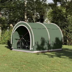 vidaXL Actividades Al Aire Libre-Tienda para guardar bicicletas 256 x 222 x 182 cm