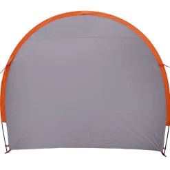 vidaXL Tienda para guardar bicicletas con techo Gris y naranja Clearance