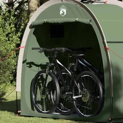 vidaXL Tienda para guardar bicicletas 210 x 90 x 174 cm Verde Outlet