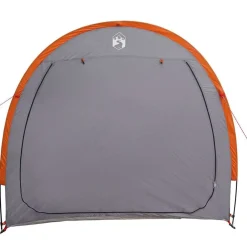vidaXL Tienda para guardar bicicletas 210 x 90 x 174 cm Gris y naranja Sale