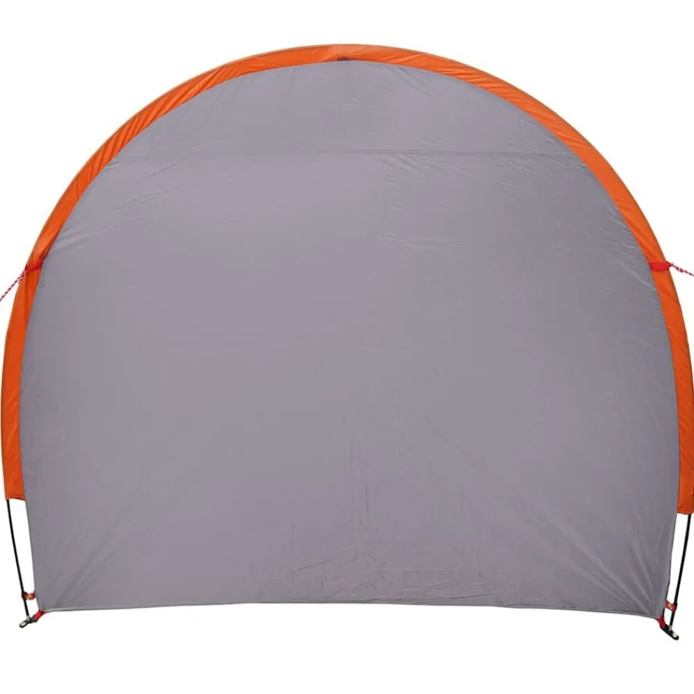 vidaXL Tienda para guardar bicicletas 210 x 90 x 174 cm Gris y naranja Sale