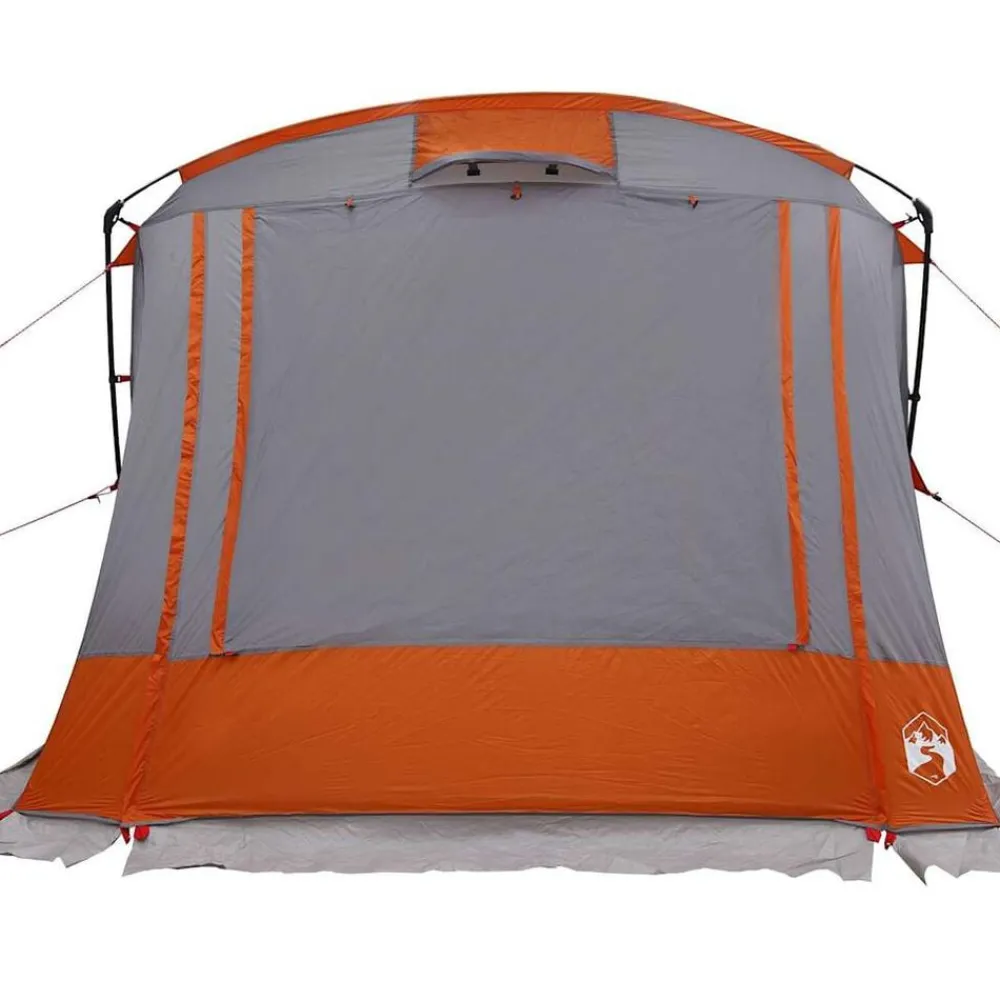 vidaXL Tienda para portón trasero 285 x 255 x 245 cm Gris y naranja