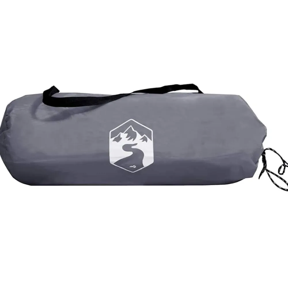 vidaXL Tienda para portón trasero 285 x 255 x 245 cm Gris y naranja