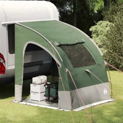 vidaXL Tienda para portón trasero 194 x 180 x 210 cm tafetán Verde Outlet