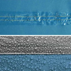 vidaXL Tienda servicio baño impermeable Azul Discount