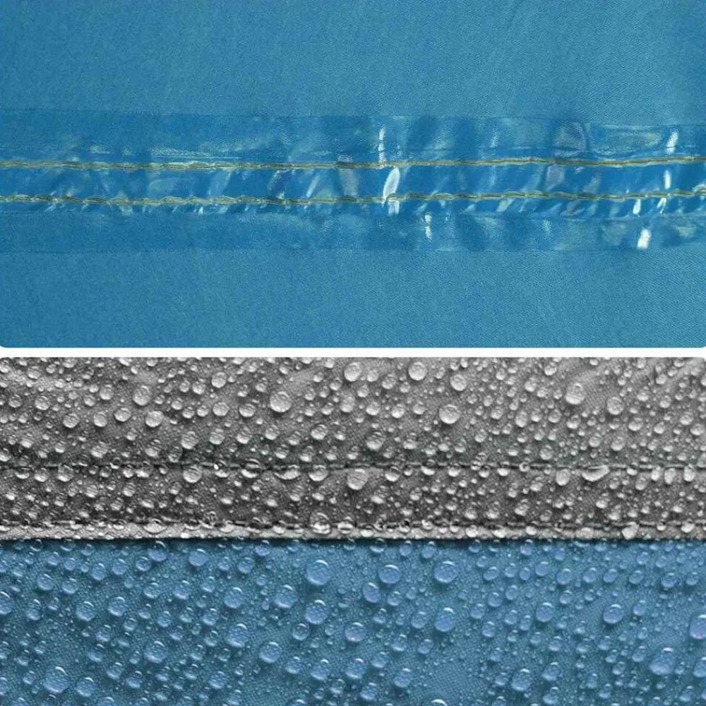 vidaXL Tienda servicio baño impermeable Azul Discount
