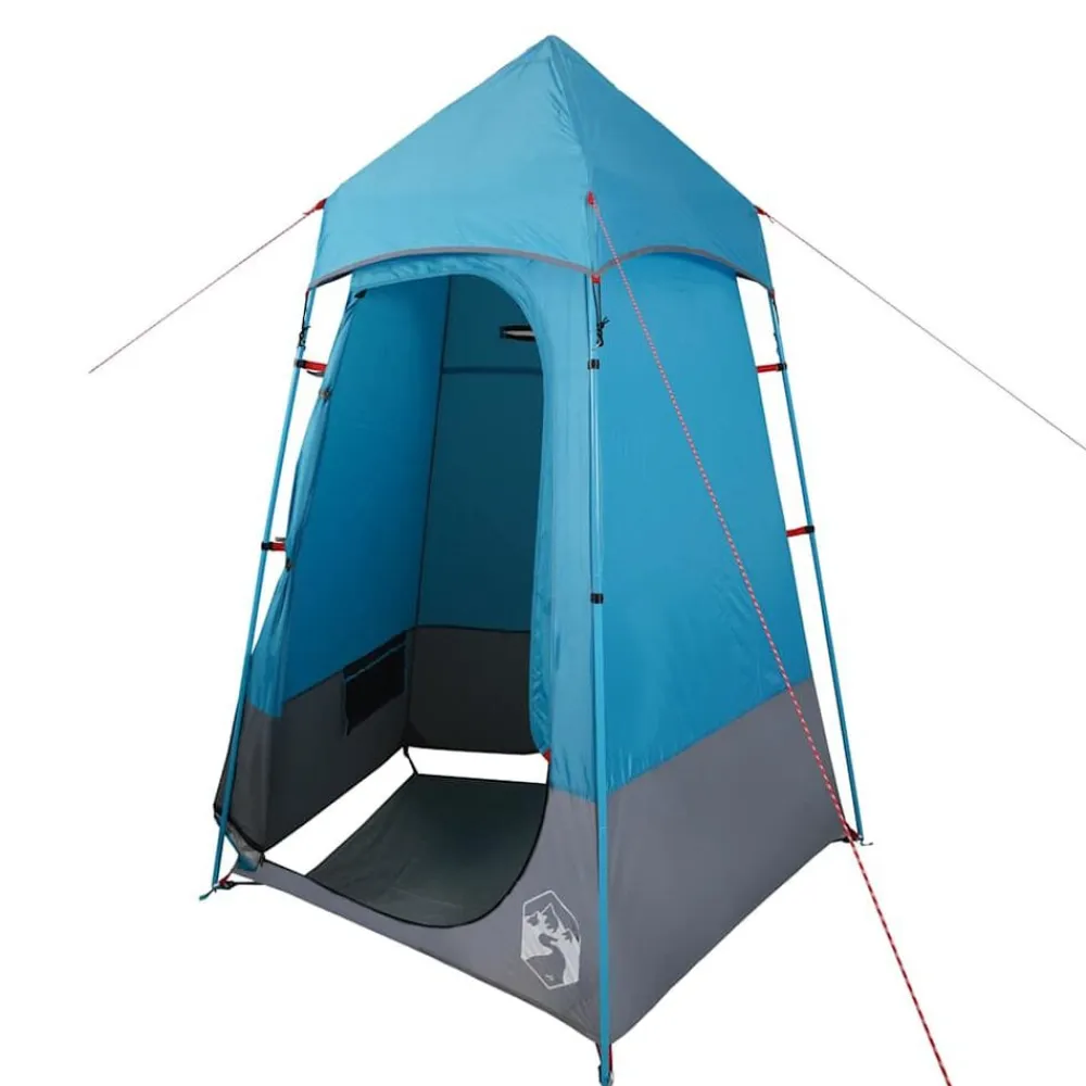 vidaXL Tienda servicio baño impermeable Azul Discount