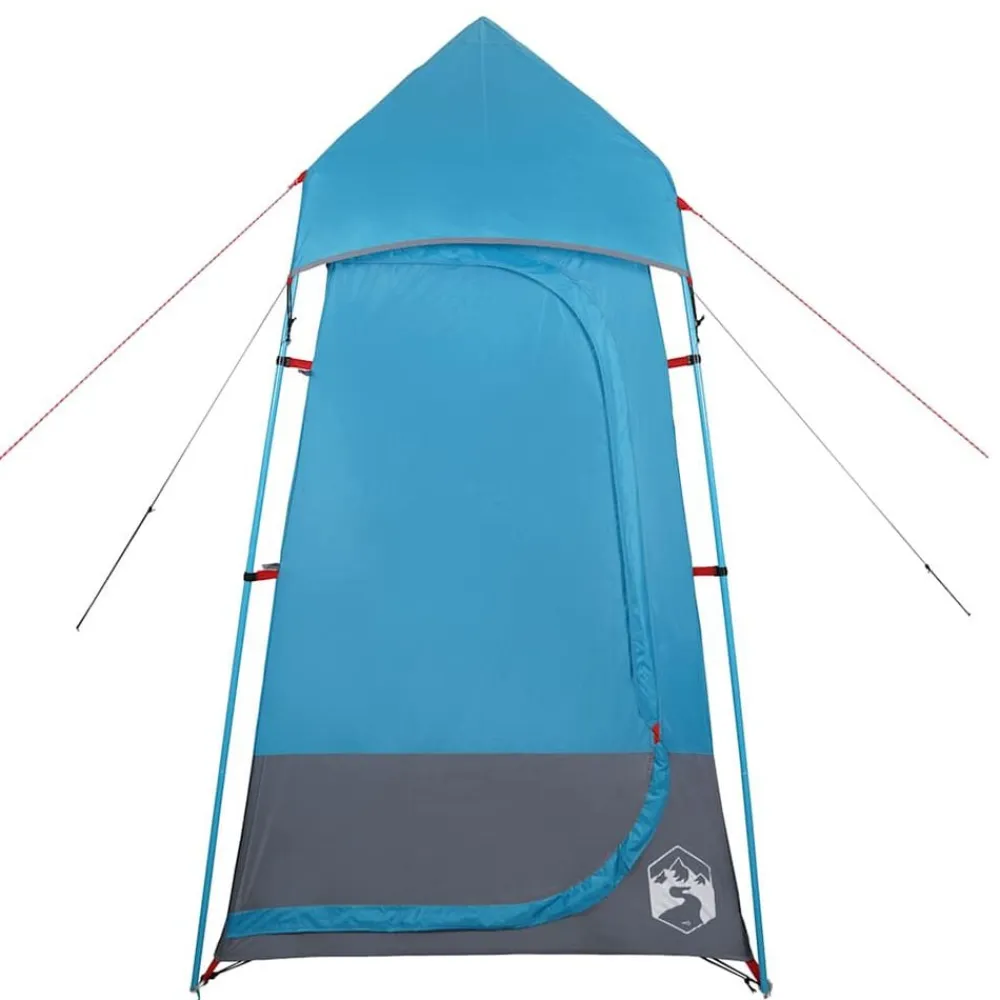 vidaXL Tienda servicio baño impermeable Azul Discount