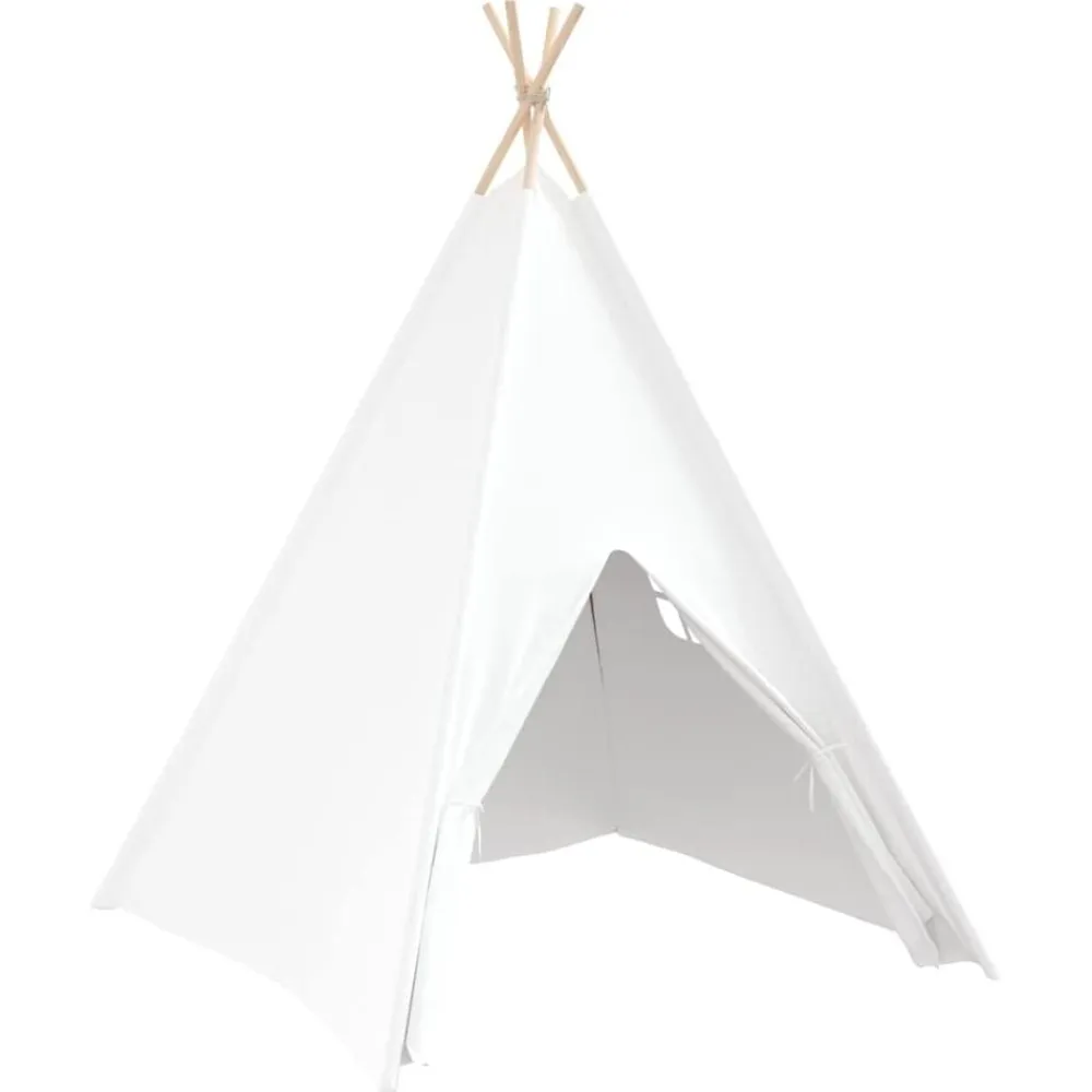vidaXL Estructuras Para Juegos Al Aire Libre-Tienda tipi 120 x 120 x 150 cm Tela y Plástico