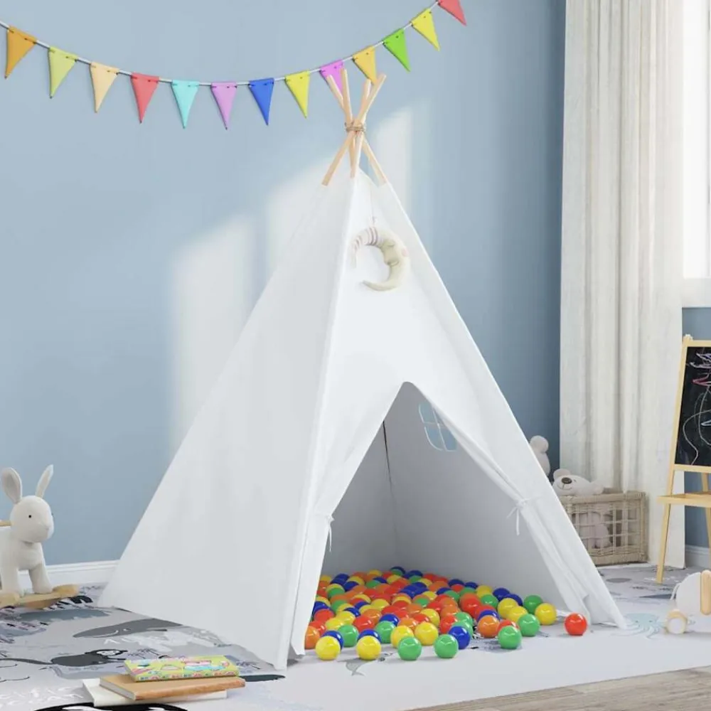vidaXL Tienda tipi 120 x 120 x 150 cm Tela y Plástico Multicolor Clearance