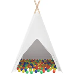 vidaXL Tienda tipi 120 x 120 x 150 cm Tela y Plástico Multicolor Clearance