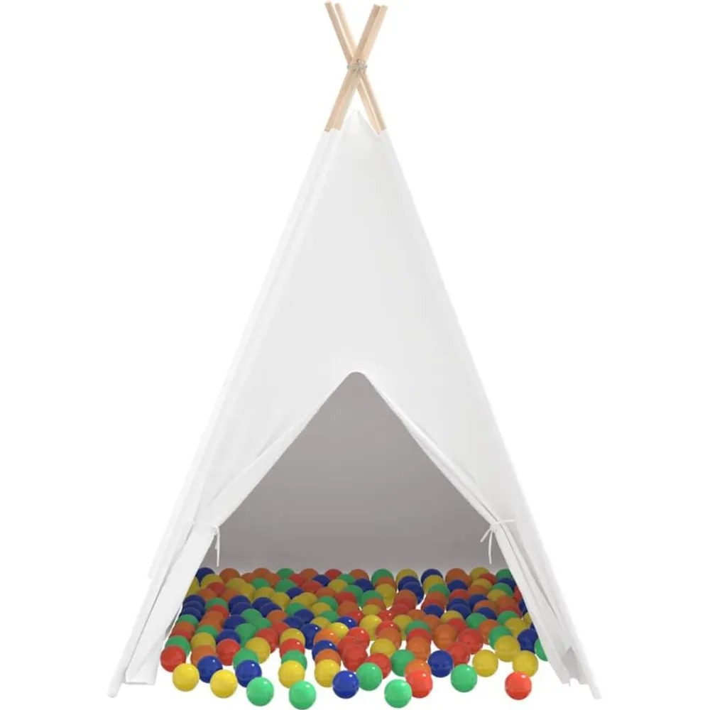 vidaXL Tienda tipi 120 x 120 x 150 cm Tela y Plástico Multicolor Clearance
