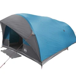 vidaXL Tienda túnel con techo 500 x 348 x 200 cm tafetán Azul New