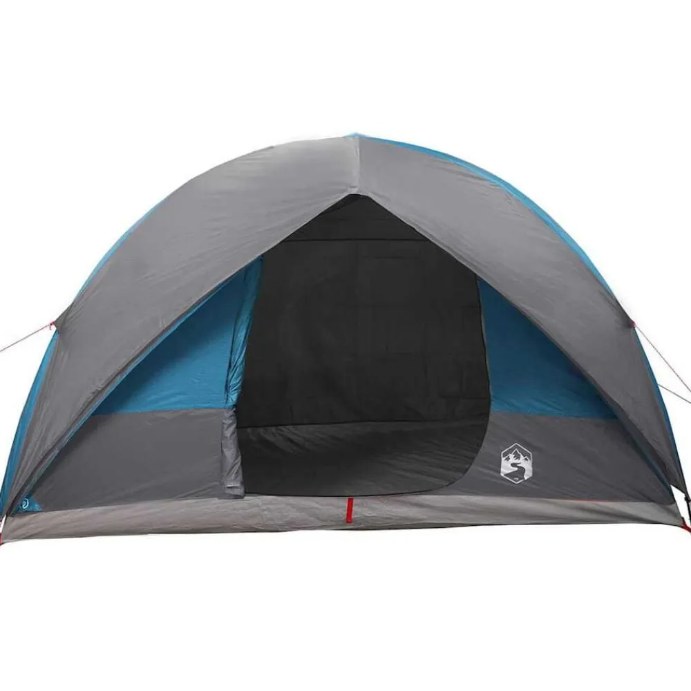 vidaXL Tienda túnel con techo 500 x 348 x 200 cm tafetán Azul New
