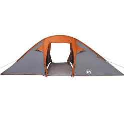 vidaXL Tienda túnel 510 x 240 x 156 cm tafetán Gris y naranja Best