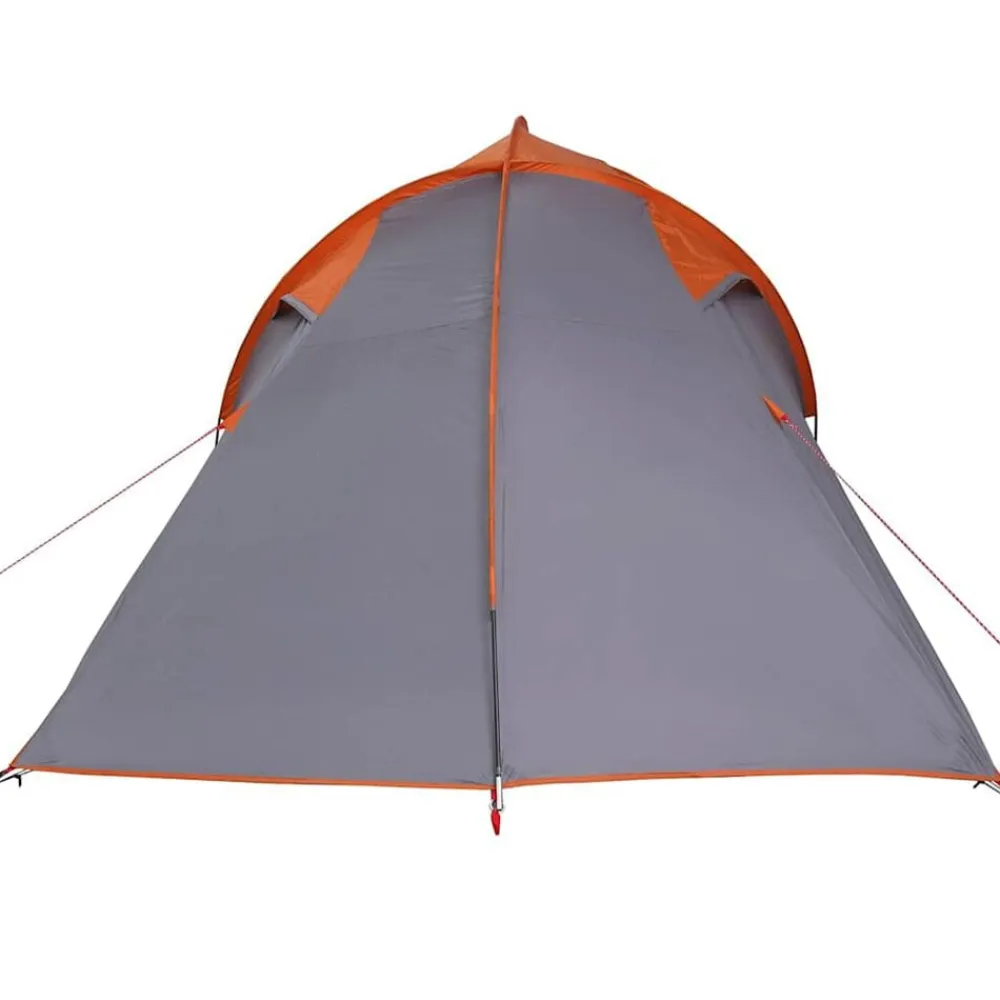 vidaXL Tienda túnel 510 x 240 x 156 cm tafetán Gris y naranja Best