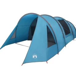 vidaXL Actividades Al Aire Libre-Tienda túnel para 4 personas y gris 778 x 356 x 210 cm