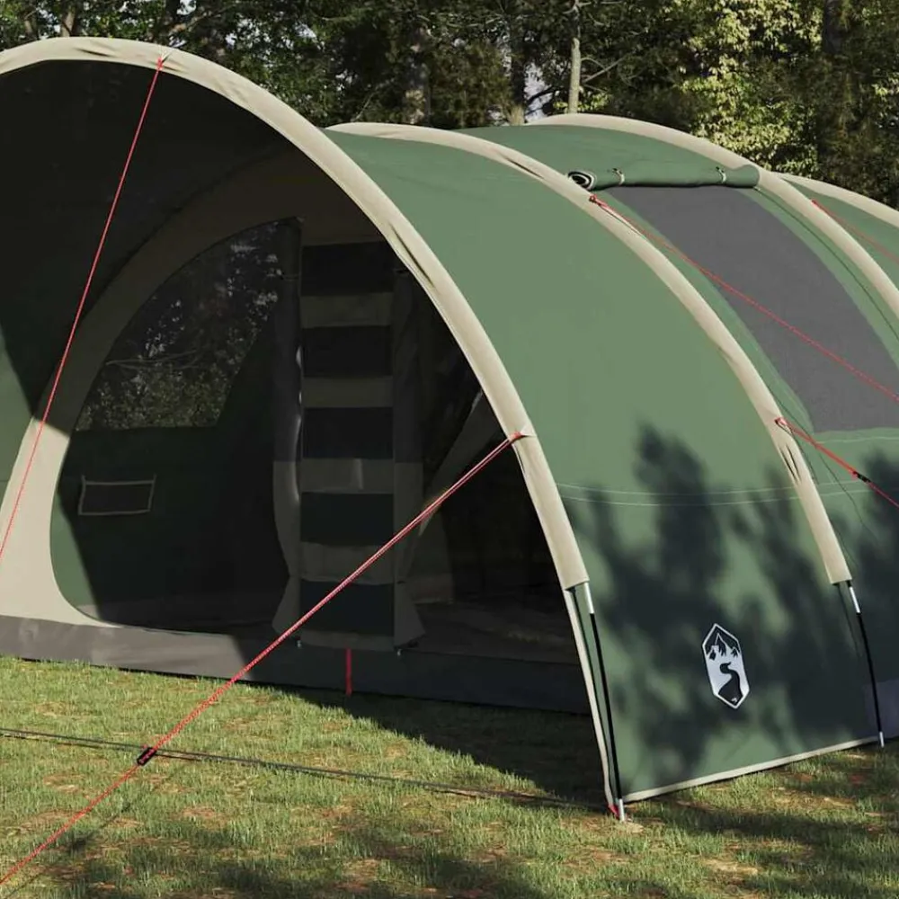 vidaXL Tienda túnel para 8 personas con techo 710 x 460 x 245 cm Verde Sale