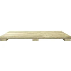 vidaXL Tile de Decking 6 pcs 50 x 50 cm Pino Impregnado Verde Online