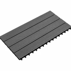 vidaXL Productos Del Hogar-Tile de Decking 6 pcs 60 x 30 cm WPC