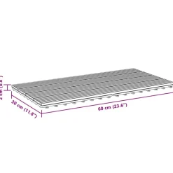 vidaXL Productos Del Hogar-Tile de Decking 6 pcs 60 x 30 cm WPC