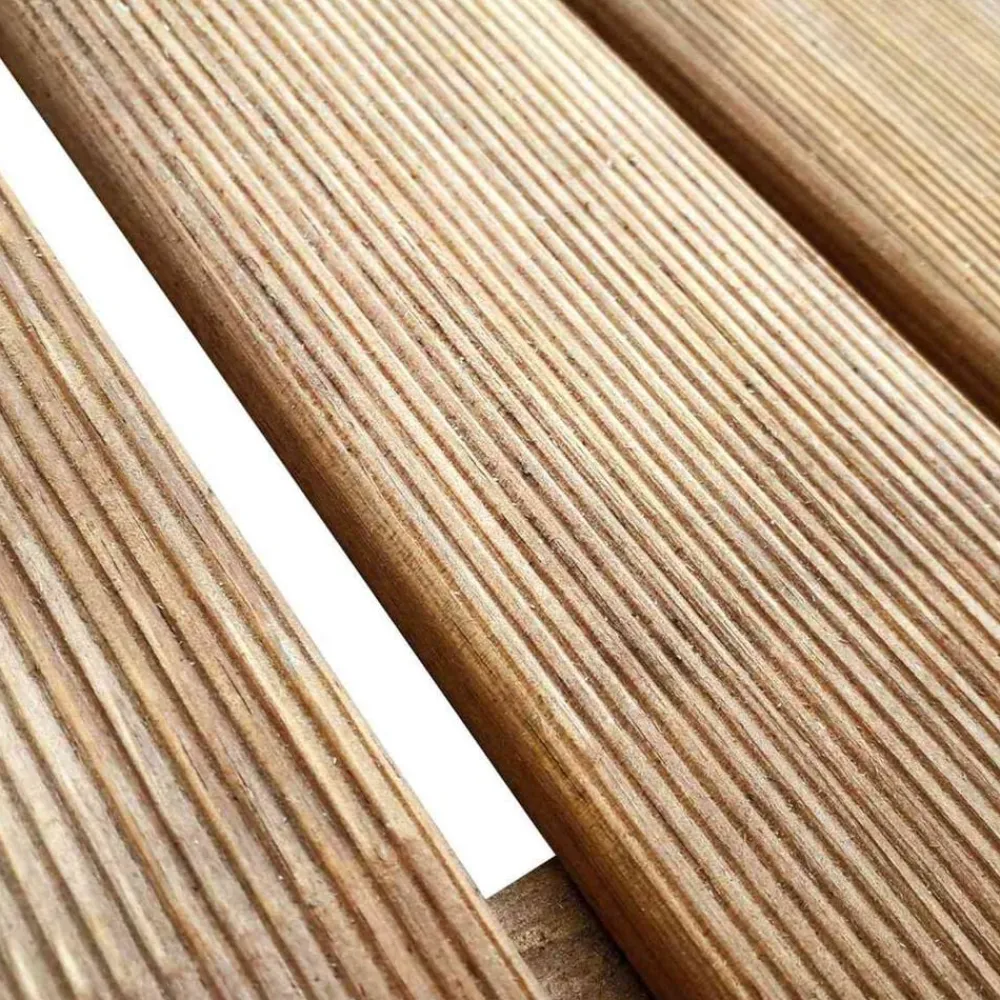 vidaXL Productos Del Hogar-Tile de Decking 6 pcs Marrón 50 x 50 cm Pino Impregnado Marrón