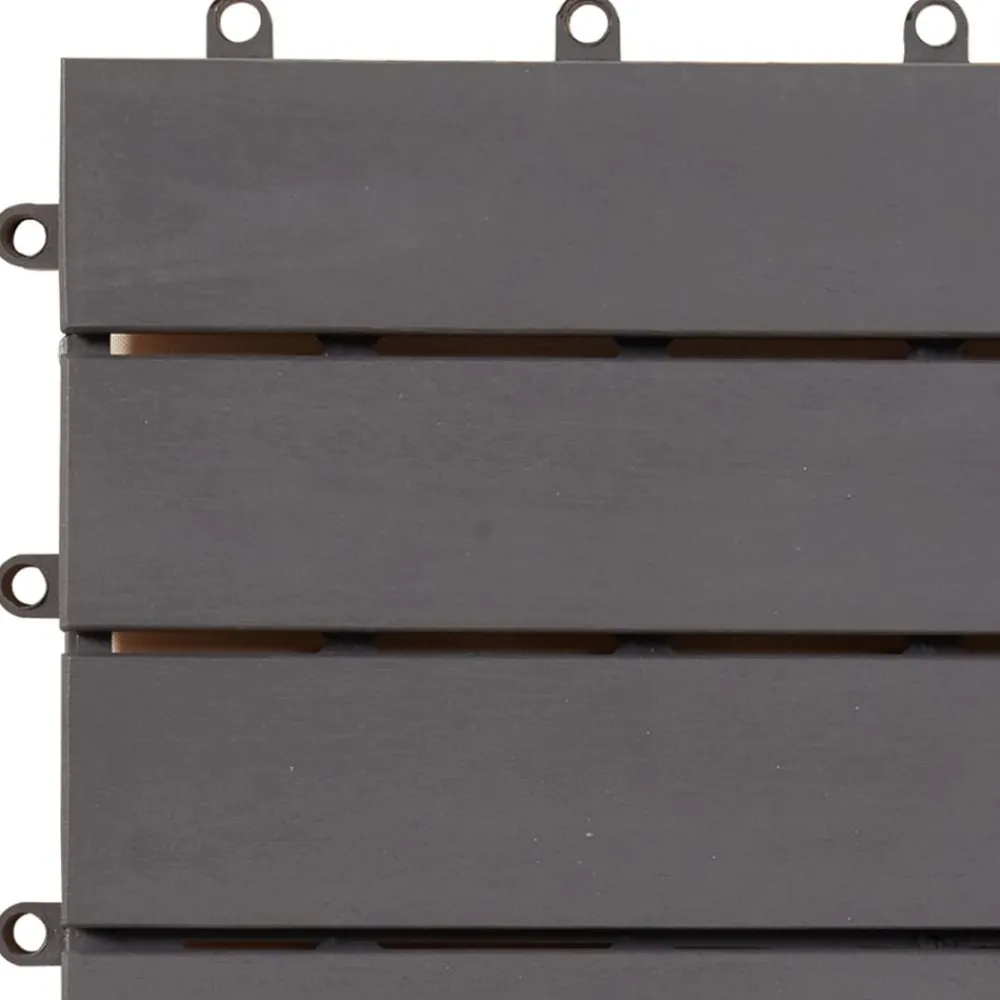 vidaXL Productos Del Hogar-Tile de Decking 10 pcs 30 x 30 cm Madera de Acacia