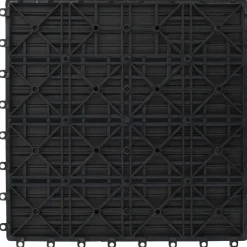 vidaXL Productos Del Hogar-Tile de Decking 11 pcs 30 x 30 cm WPC