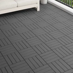 vidaXL Productos Del Hogar-Tile de Decking Diseño 3D 11 pcs 30 x 30 cm WPC