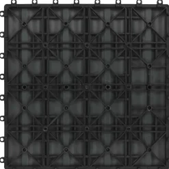 vidaXL Productos Del Hogar-Tile de Decking Diseño 3D 11 pcs 30 x 30 cm WPC