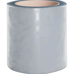 vidaXL Tira de cortina para puertas PVC 200x1,6 mm 10 m Transparente