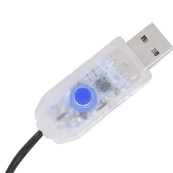 vidaXL Decoración-Tira de luces 400 LED interior exterior blanco frío 40 m