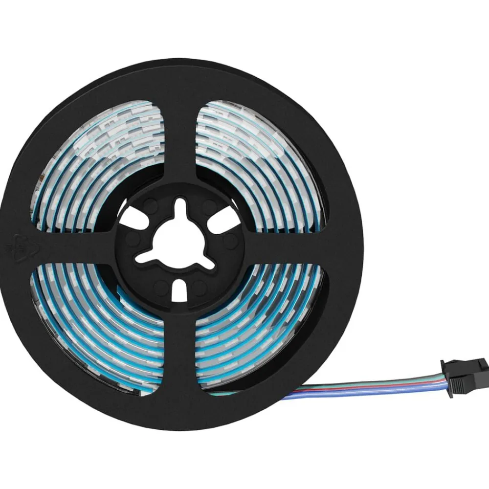 vidaXL Iluminación-Tira LED 2 pcs Negro y Transparente 1700 mm Cobre y plástico