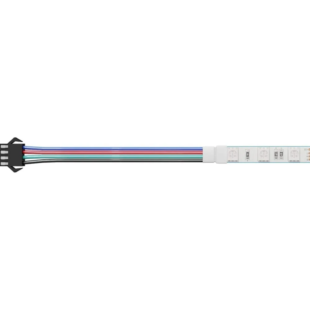 vidaXL Iluminación-Tira LED 2 pcs Negro y 1745 mm Cobre y plástico