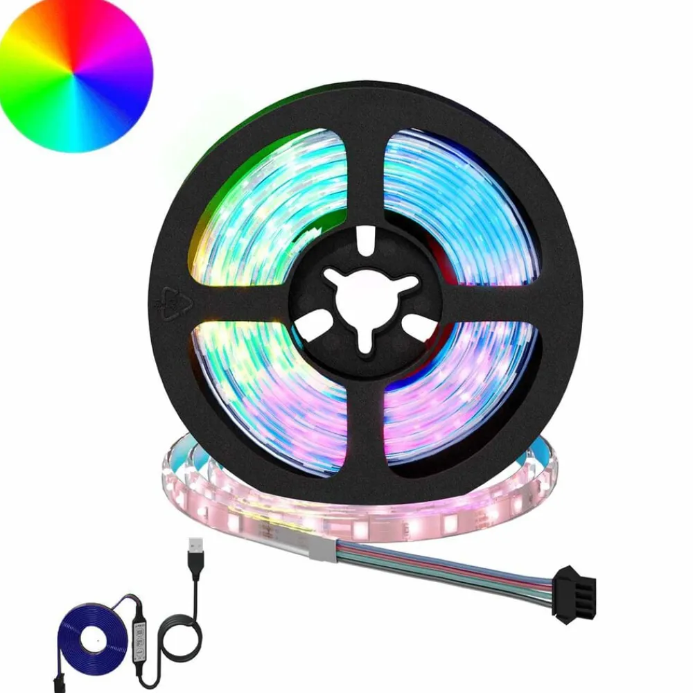 vidaXL Iluminación-Tira LED 2 pcs Negro y Transparente 950 mm Cobre y plástico