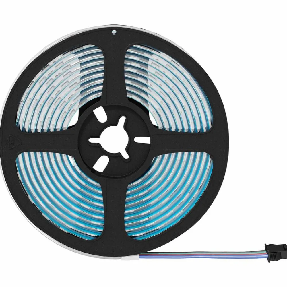 vidaXL Iluminación-Tira LED 2 pcs Negro y Transparente 4000 mm Cobre y plástico